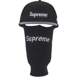 🖤 FW25 Supreme x New Era Box Logo 59Fifty Balaclava Cap “Black” 7 1/4